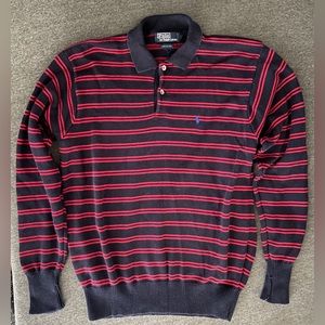 Polo by Ralph Lauren Vintage long Sleeve Polo Shirt Mens Size Medium